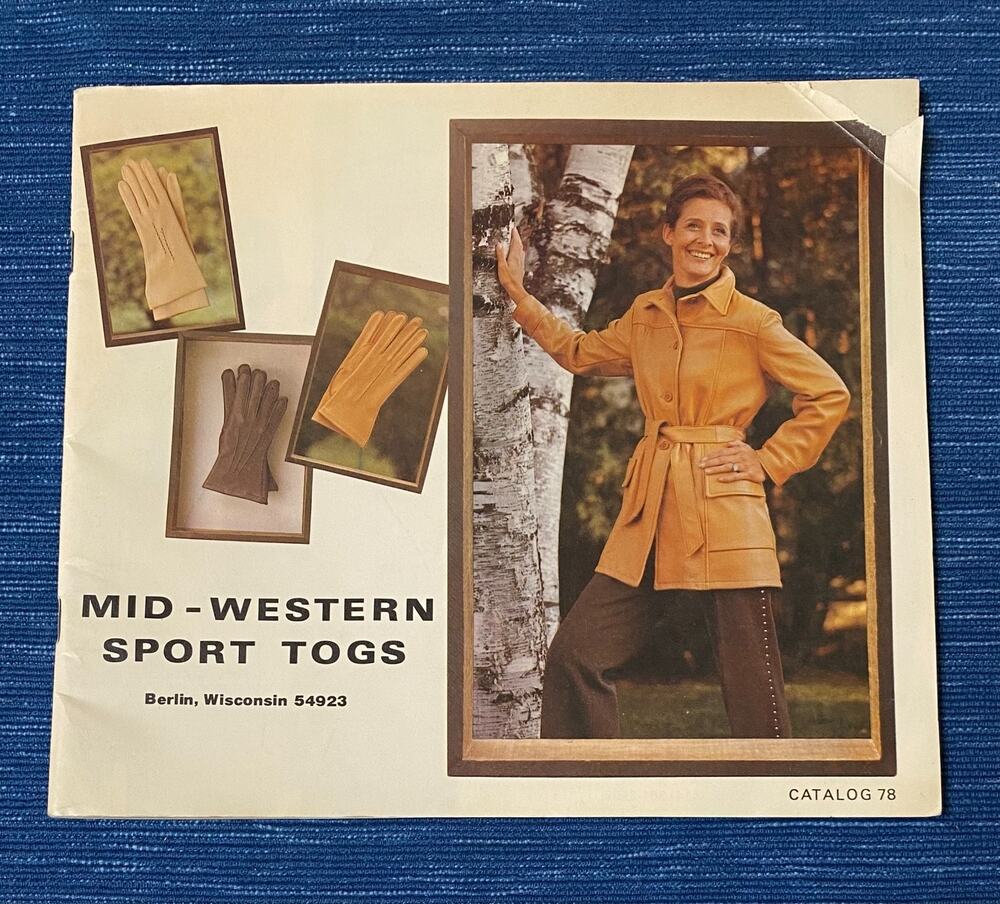 1978 Mid-Western Sports Togs Catalog Vintage Hunting Waterproof Leather Goods